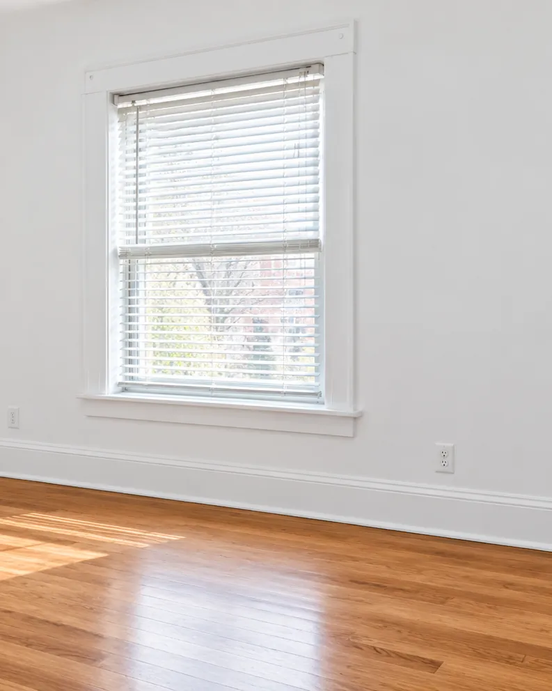 An empty, clean, rent-ready room
