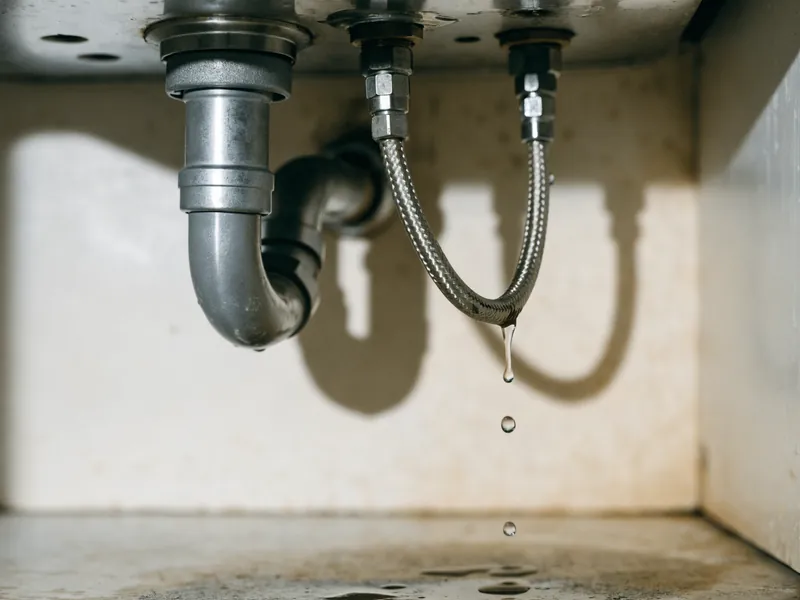 Example photo: leaking fixture